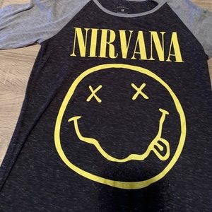 Nirvana baseball T